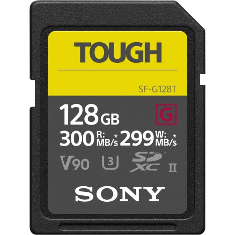 Sony Tough SDXC Class 10 UHS II U3 V90 300 299MB s 128GB