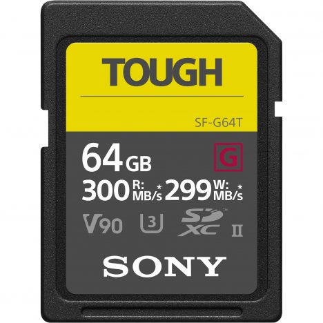 Sony Tough SDXC Class 10 UHS II U3 V90 300 299MB s 64GB 1